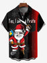 Men's Christmas Funny Graphic Short Sleeve Hawaiian Shirt
